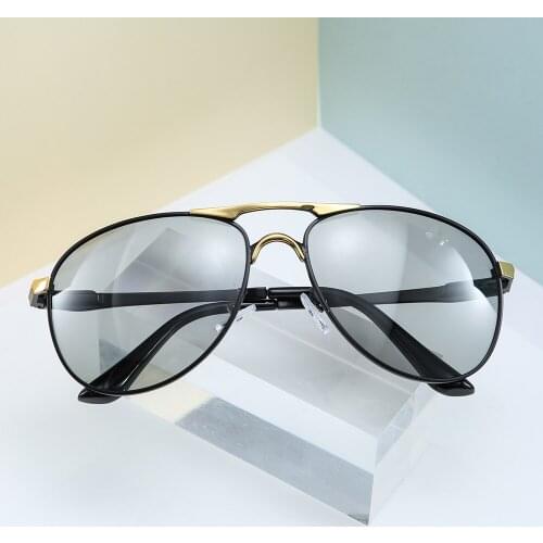 Classic Brand Design Pilot Photochromic Sunglasses Men Polarized Safety Driving Sun Glasses Women Anti-Glare gafas de sol hombre