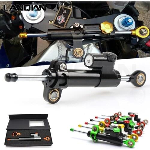 Motorcycle Damper Stabilizer Steering Reversed Safety Control For YAMAHA TMAX 500/530 XP 500/530 FZ400 RD500 FJ600 FZ600 SRX600
