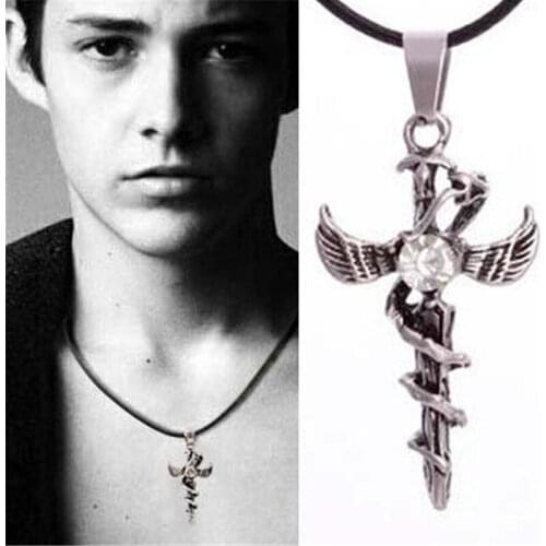 Vintage Gothic Cross Pendants Necklace Cool Street Style Necklaces For Men Women Chain On the Neck Chokers Punk Jewelry Gift