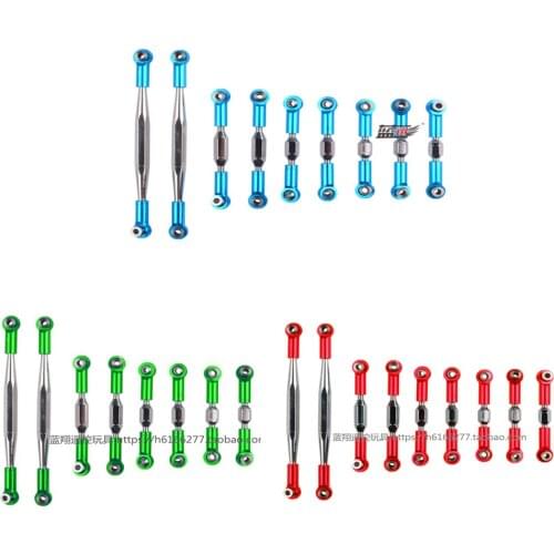 Wltoys 12428 12428-A 12428-B 12428-C 12423 FY-03 JJRC Q39 Q40 RC Car Spare parts Upgrade metal adjustable pull rod