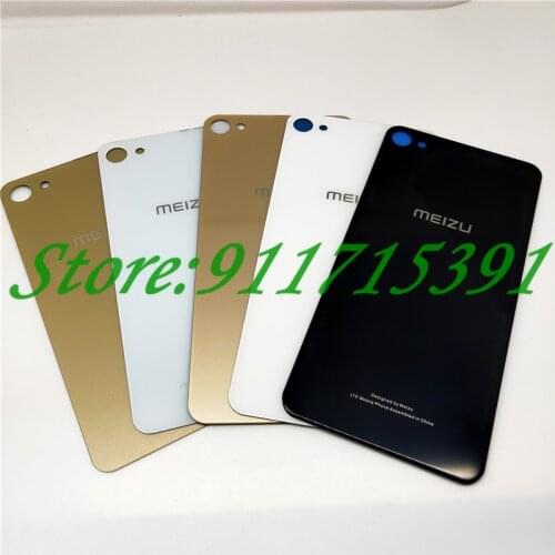 3D Glass Back Housing For MEIZU U10 U20 Back Cover Case Battery Rear Door With Adhesive Sticker Replacement Parts