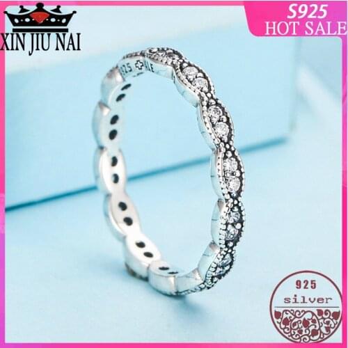 100% Sterling Silver 925 marcasite Oxidation Smoked Black Ring Craft Ball Mosaic Full Zircon Female Diamond Ring
