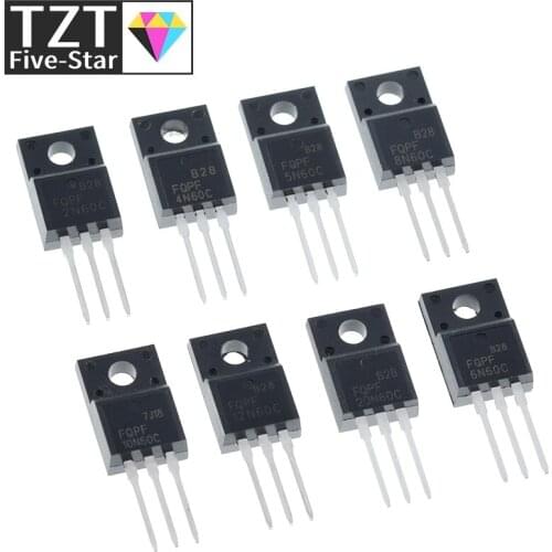 10pcs Fqpf2n60c Fqpf4n60c Fqpf5n60c 2n60c Fqpf6n60c Fqpf8n60c Fqpf10n60c Fqpf12n60c Fqpf20n60c Transistor To-220f To220f