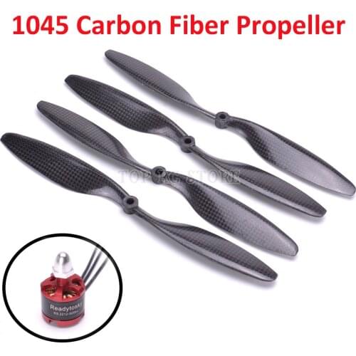 1045 1045R 10x4.5 Carbon Fiber Propeller CW CCW For 2212 Motor Quadcopter