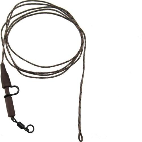 2 X High Quality Distance Clips with Flexi Ring Swivels - leadcore leaders with Superb Anti-tangle properties for Carp Fishing