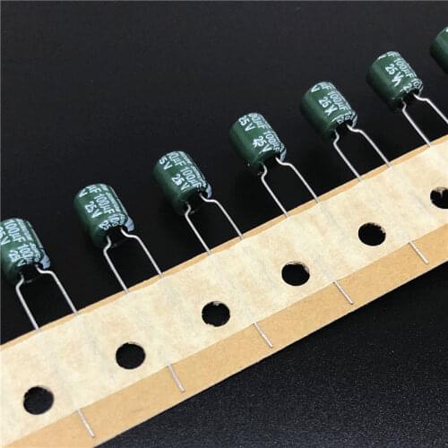 20Pcs/100Pcs 100uF 25V SUNCON SZ Series 6.3x7mm Wide Temperature Range 25V100uF Aluminum Electrolytic Capacitor