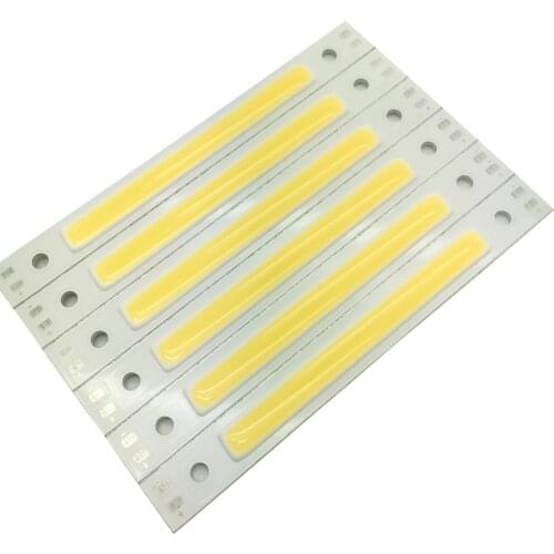 Promation 5pcs/lot DC9V 7w 110lm/w high lumens CRI80RA strip cob led chips for DIY working lights