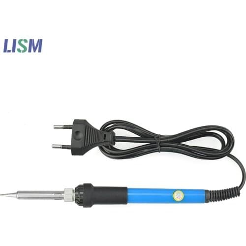 60W Soldering Iron US/EU/UK 110V/220V Adjustable Temperature Electric Solder Iron Rework Welding Repair Tools Heat Pencil Gun