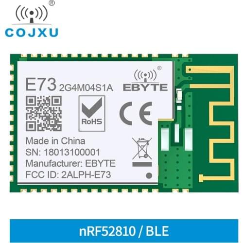 E73-2G4M04S1A Bluetooth nRF52810 ebyte 2.4Ghz 2.5mW IPEX PCB Antenna IoT uhf Wireless Transceiver SMD Transmitter