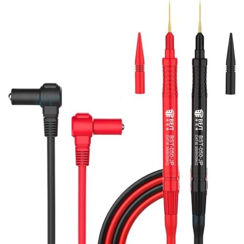 BST-050 JP superfine universal digital multimeter probe test leads needle tip tester probe wire pen cable multimeter feelers