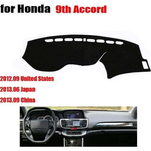Car dashboard covers For Honda new 9th ACCORD left hand drives dash covers pad dashmat Instrument platform accessories