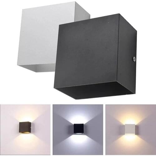 Cube COB LED Indoor Lighting Wall Lamp Modern Home Lighting Decoration Sconce Aluminum Lamp 6W 85-265V For Bath Corridor