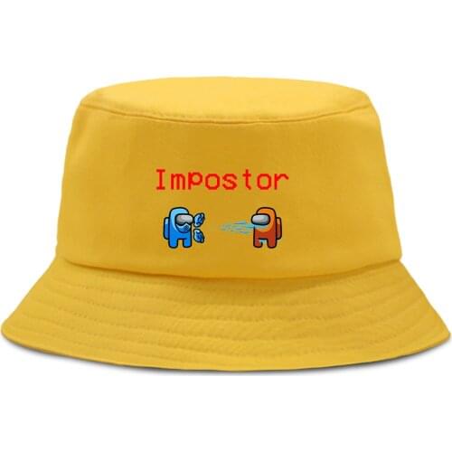 The Blue Impostor Pours Water On The Orange Impostors Face Prints Bucket Cap Sun Shade Panama Caps Beach Outdoor Fisherman Hat