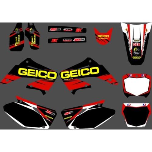 GRAPHICS & BACKGROUNDS DECALS STICKERS Kits for Honda CR125 CR250 2002 2003 2004 2005 06 07 08 09 10 11 2012 CR 125 250