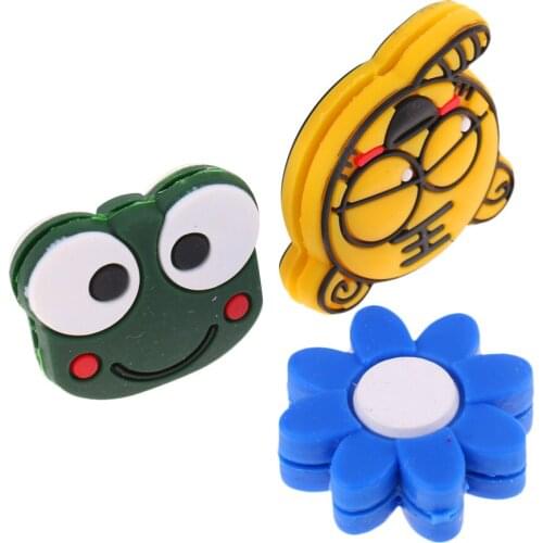 3 Pieces Tennis Racquet Vibration Dampener Shock Absorber Dampers