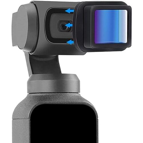 Magnetic 1.15X Anamorphic Lens Wide Angle Movie Vlog Shooting Filmmaking for DJI Osmo Pocket Gimbal Camera Widescreen Lens