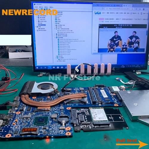 NEWRECORD H000052720 H000052560 H000046340 laptop motherboard For Toshiba L850 C850 HD7600M 1GB HM76 DDR3 PGA989 Main board
