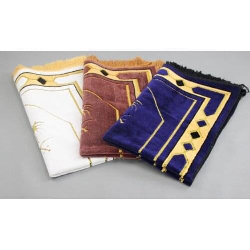 New Islamic Muslim wool Prayer Mat Blanket Salat Musallah Prayer Rug Tapis Carpet Tapete Banheiro Islamic Praying Mat 70*110cm