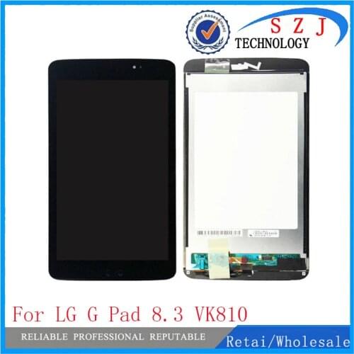 NEW 8.3 inch For LG G Pad 8.3 VK810 LCD Display with Touch Screen Digitizer Sensor Panel Full Assembly Black Free shipping