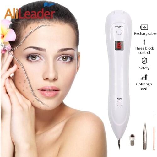 Alieader Freckle Moles Removal Pen Laser Freckle Removal Machine Face Dark Tag Removal Pen Face Tattoos Warts Beauty Shin Care
