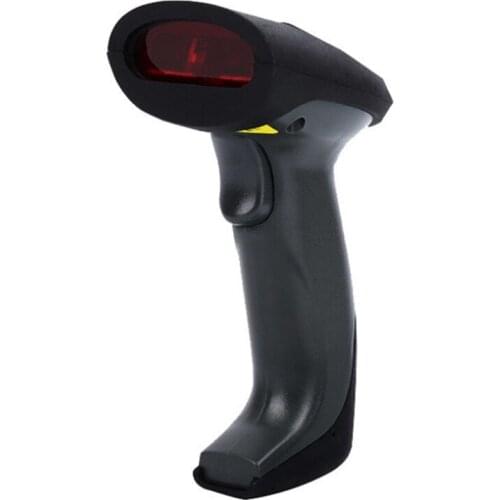 EVAWGIB 1D Red Light Auto-Sensing Scanner CCD Barcode Scanner with Auto-Sensing Scanner for Supermarket Warehouse