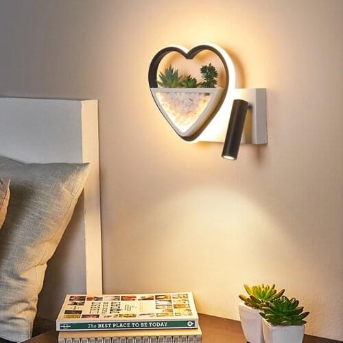 Modern led wall lights living room bedroom lamp corridor aisle balcony Entrance home decorative art plant wall lamp ZM10910