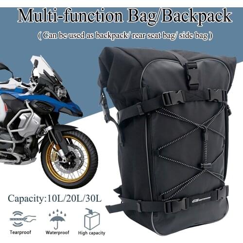 Universal Multi-Function Waterproof Tail Bag Backpack For Yamaha MT09 MT07 MT03 For BMW R1250GS R1200GS F850GS F900R/XR G310GS/R