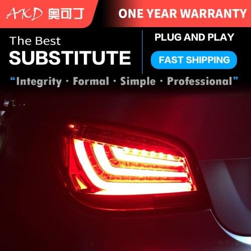 AKD Car Styling tail light for BMW E60 520I 523I 525I 530I 2004-2007 taillights rear lamp LED Signal reversing parking lights