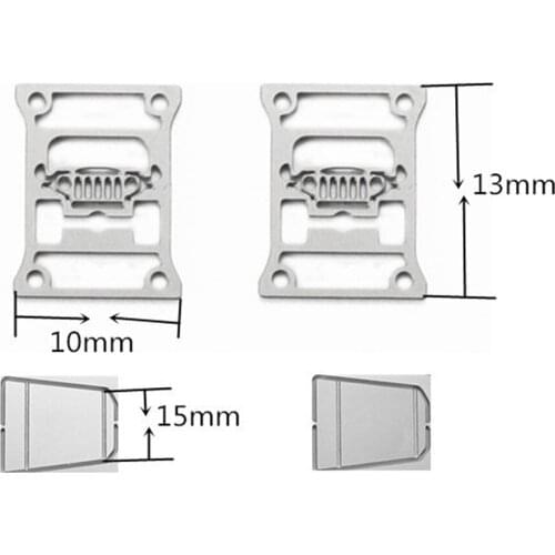 Stainless Steel Rear Tail Light Lamp Cover For AXIAL SCX10 III JEEP RC Model Car Decorative Parts