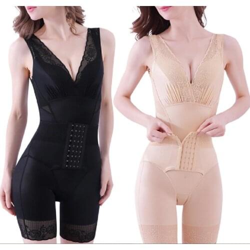 Women Shaper Body Underwear Slimming Waist Control Corset Magnetic Open Butt