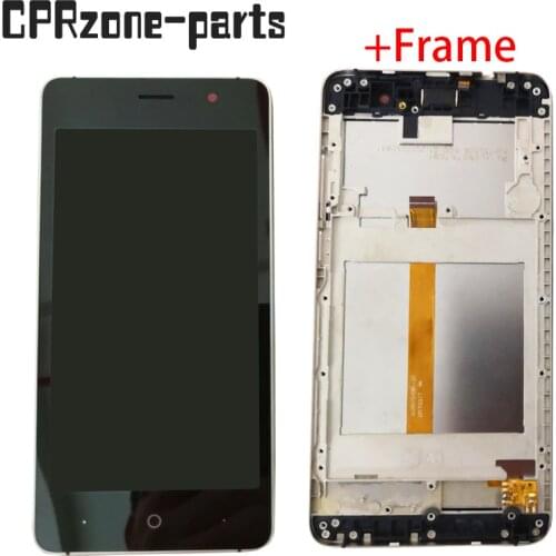 5.0" lcd with frame For DOOGEE X10 LCD display with touch screen sensor digitizer assembly free shipping