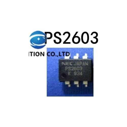 10PCS Light coupling PS2603L PS2603 SOP6 photoelectric coupler in stock 100% new and original