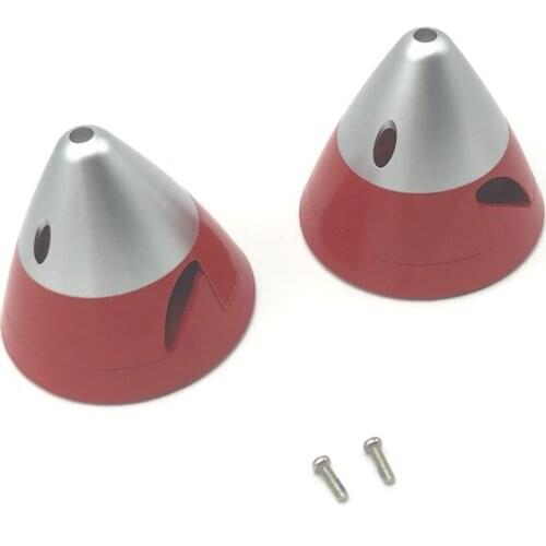 2-baldes Propeller Spinner For Freewing Flight Line P38 P-38 RC Plane Model Sport Version