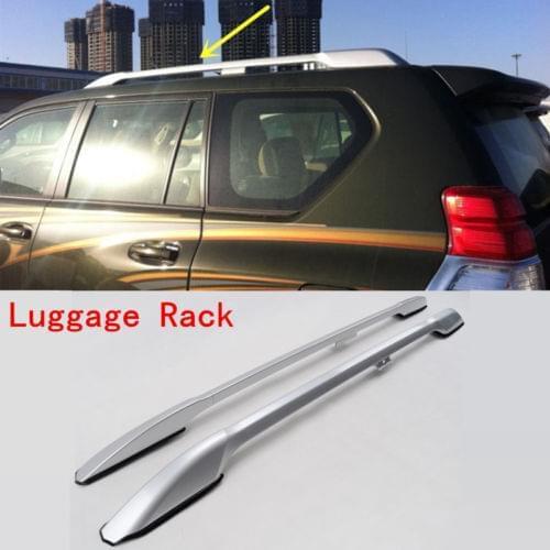 2X Roof Rack Carrier Rack Luggage Holders Silver For Toyota Prado F150 2010-2016