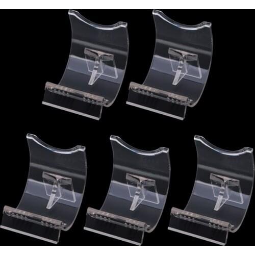 5 PCS Acrylic Lighter Display Stand Clear Holder Support for Lighters Durable Lighter Display Stands Jewelry Packaging