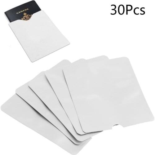 5Pcs/Lot Passport Secure Sleeve Holder Anti Scan RFID Blocking Protector Cover 28GD