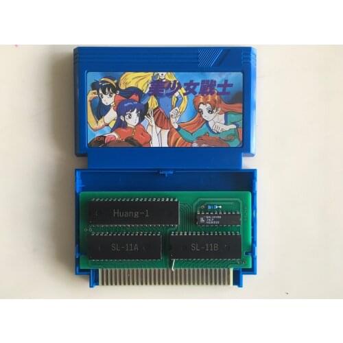 8bit game card : AV Bishoujo Senshi Girl Fighting ( Japan Version!! box+cartridge ONLY!! )