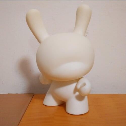 8 inch Kidrobot Dunny DIY Paint Vinly Fashion Toys White Color With Opp Bag