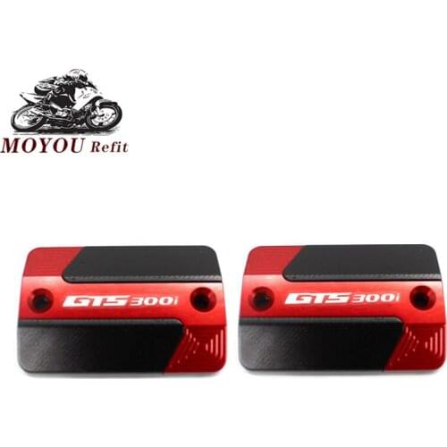 Motorcycle CNC Aluminum front Brake Reservoir Fluid Tank Cover Oil Cap for SYM GTS300i GTS 300i gts300i all years Hot sale
