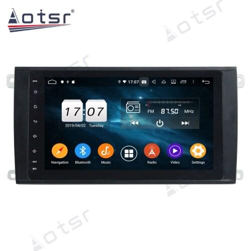 For Porsche Cayenne 2003 - 2010 Android 10.0 Car Multimedia Radio GPS Navigation Car DVD Player IPS Screen 4G+64GB Headunit For