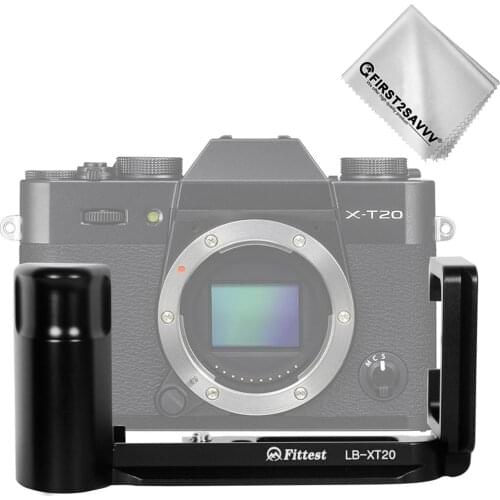 Quick Release L Plate Bracket Holder Hand Grip for Fuji Fujifilm X-T30 XT30 XT20 XT10 Camera, Benro Arca Swiss Tripod Head