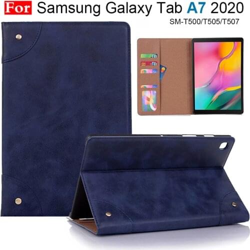 Tablet case for Samsung galaxy tab A7 10.4 inch SM-T500 SM-T505 T500 T505 T507 protective stand cover tablet support holder case
