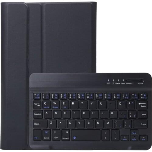 PU Case+Keyboard for Samsung Tab A7 Lite 8.7 Inch T220/T225 Tablet Flip Case Tablet Stand with Wireless Keyboard