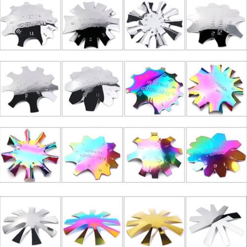 Stainless Steel Nail Printing Mold Smile Shape Template Fine-tuning Tool Simple French Sharp Cutter Professional Nail Salon Tool