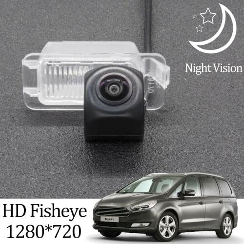 Owtosin HD 1280*720 Fisheye Rear View Camera For Ford Galaxy MK3 MK4 2006-2019 Car Backup Reverse Parking Accessories
