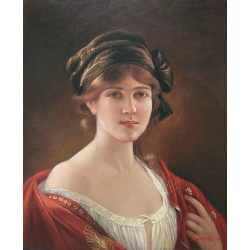 Free shipping classical court figure dame portrait oil painting canvas printings on canvas home wall art decoration picture