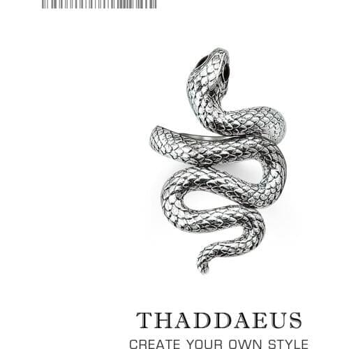 Silver Ring Snake,Europe Style Glam Fashion Good Jewerly For Women,2017 Gift In 925 Sterling Silver,Super Deals