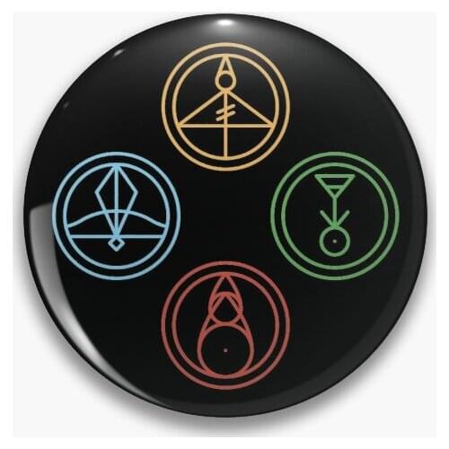 The Owl House Magic Glyphs Soft Button Pin Cute Creative Lover Badge Clothes Cartoon Fashion Lapel Pin Brooch Gift Jewelry