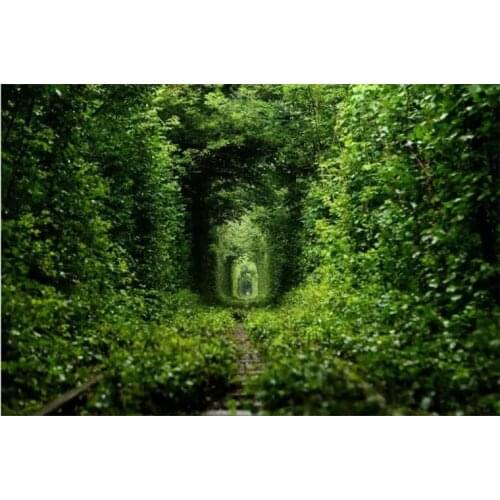 Custom Size Murals Green Tree Leaf Natural Wall Paper Photo Mural for Resturant Coffee Shop Garden Wall Murals 3D Wall Decor