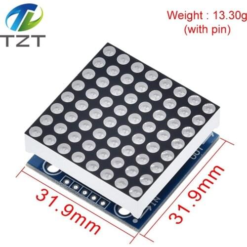 10PCS MAX7219 dot matrix module microcontroller module DIY KIT